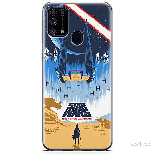 ERT GROUP mobiltelefonfodral för Samsung M31 originalt och officiellt licensierat Star Wars mönster 034 optimalt anpassad till formen på mobiltelefonen, fodral tillverkad av TPU plast 5904805479601