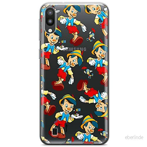ERT GROUP mobiltelefonfodral för Samsung M10 originalt och officiellt licensierat Disney mönster Pinocchio 002 optimalt anpassad till formen på mobiltelefonen, gedeeltelijk transparant 5905131813589