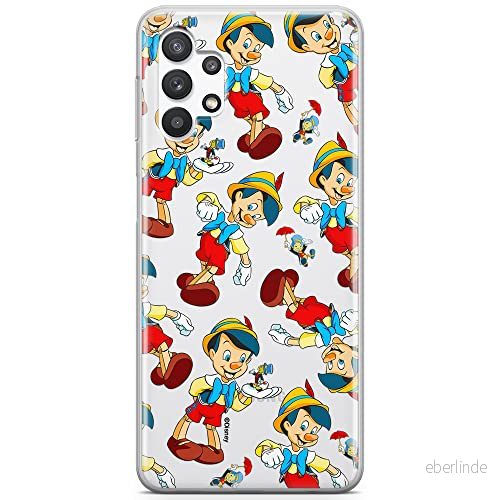 ERT GROUP mobiltelefonfodral för Samsung A32 5G originalt och officiellt licensierat Disney mönster Pinocchio 002 optimalt anpassad till formen på mobiltelefonen, gedeeltelijk transparant 5905131814951
