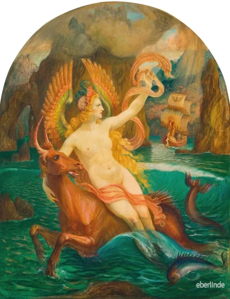 Målning La Sirène - Armand Point - Bild 2