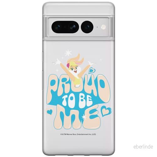 ERT GROUP mobiltelefonfodral för Google PIXEL 7 PRO originalt och officiellt licensierat Looney Tunes mönster Lola 005 optimalt anpassad till formen på mobiltelefonen, gedeeltelijk transparant 5905795177799