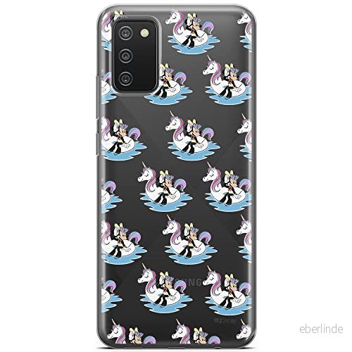 ERT GROUP mobiltelefonfodral för Samsung A02S originalt och officiellt licensierat Disney mönster Minnie 030 optimalt anpassad till formen på mobiltelefonen, gedeeltelijk transparant 5903040225387