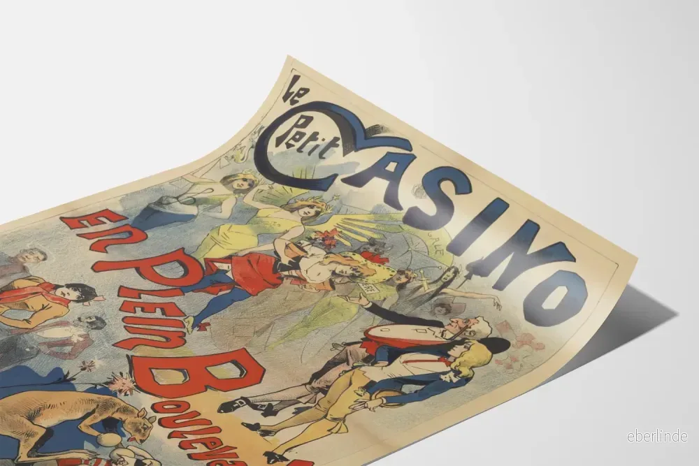 Vintage inredningsposter Le Petit Casino på full boulevard - Bild 3