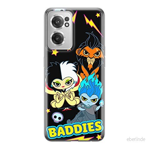 ERT GROUP mobiltelefonfodral för Oneplus NORD CE 2 originalt och officiellt licensierat Disney mönster Villains 004 anpassad till formen på mobiltelefonen, fodral tillverkad av TPU plast 5905511300197