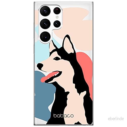 ERT GROUP mobiltelefonfodral för Samsung S22 ULTRA originalt och officiellt licensierat Babaco mönster Dogs 001 optimalt anpassad till formen på mobiltelefonen, gedeeltelijk transparant 5905131009838