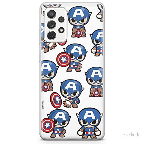 ERT GROUP mobiltelefonfodral för Samsung A53 5G originalt och officiellt licensierat Marvel mönster Captain America 029 optimalt anpassad till formen på mobiltelefonen, fodral tillverkad av TPU plast 5904805338205