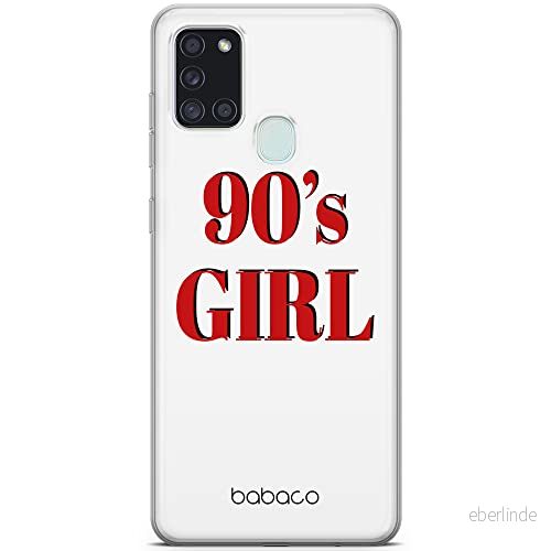 ERT GROUP mobiltelefonfodral för Samsung A21s originalt och officiellt licensierat Babaco mönster 90's Girl 001 optimalt anpassad till formen på mobiltelefonen, fodral tillverkad av TPU plast 5903932316995