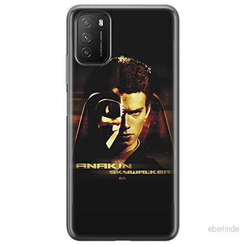 ERT GROUP mobiltelefonfodral för Xiaomi REDMI 9T originalt och officiellt licensierat Star Wars mönster Darth Vader 006 optimalt anpassad till formen på mobiltelefonen, fodral tillverkad av TPU plast 5904805599637