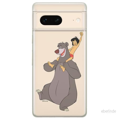 ERT GROUP mobiltelefonfodral för Google PIXEL 7 originalt och officiellt licensierat Disney mönster Jungle Book 002 optimalt anpassad till formen på mobiltelefonen, fodral tillverkad av TPU plast 5905795149444
