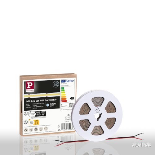 Paulmann 78456 Pro LED Strip Gold P150 COB 965 5 m 68 W 1400 lm/m 528 LED/m 6500 K remsa 4000870784563