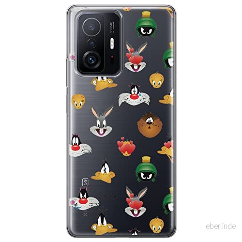 ERT GROUP mobiltelefonfodral för Xiaomi 11T 5G / PRO originalt och officiellt licensierat Looney Tunes mönster 007 optimalt anpassad till formen på mobiltelefonen, gedeeltelijk transparant 5904805556432