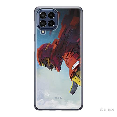 ERT GROUP mobiltelefonfodral för Samsung M33 5G originalt och officiellt licensierat Marvel mönster Iron Man 015 optimalt anpassad till formen på mobiltelefonen, fodral tillverkad av TPU plast 5905511342173