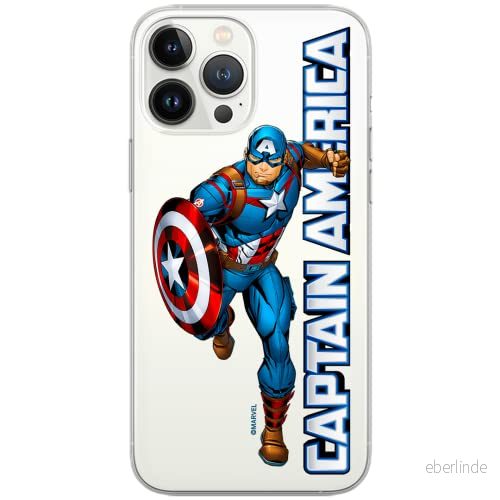 ERT GROUP mobiltelefonfodral för Samsung A71 originalt och officiellt licensierat Marvel mönster Captain America 030 Vit optimalt anpassad till formen på mobiltelefonen, gedeeltelijk transparant 5904805319877