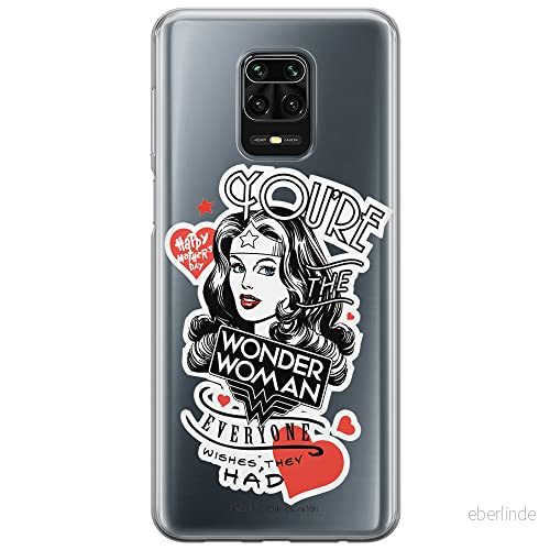 ERT GROUP mobiltelefonfodral för Xiaomi REDMI NOTE 9 PRO/ 9S originalt och officiellt licensierat DC mönster Wonder Woman 014 optimalt anpassad till formen på mobiltelefonen, gedeeltelijk transparant 5903040322895