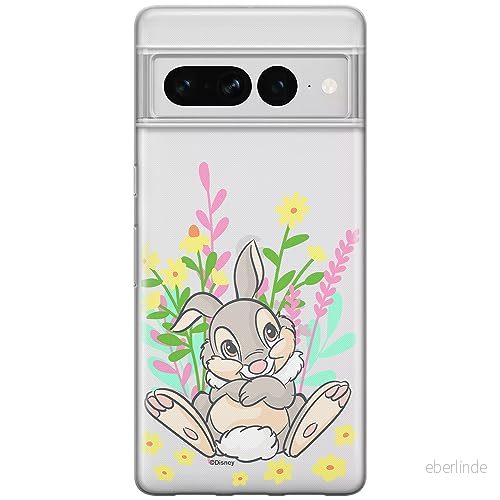 ERT GROUP mobiltelefonfodral för Google PIXEL 7 PRO originalt och officiellt licensierat Disney mönster Thumper 004 optimalt anpassad till formen på mobiltelefonen, gedeeltelijk transparant 5905795177485