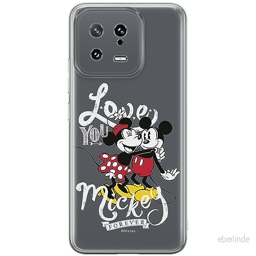 ERT GROUP mobiltelefonfodral för Xiaomi 13 originalt och officiellt licensierat Disney mönster Mickey & Minnie 001 optimalt anpassad till formen på mobiltelefonen, fodral tillverkad av TPU plast 5905511896867