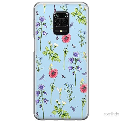 ERT GROUP mobiltelefonfodral för Xiaomi REDMI NOTE 9 PRO/ 9S originalt och officiellt licensierat Disney mönster Tinker Bell 004 anpassad till formen på mobiltelefonen, fodral tillverkad av TPU plast 5904805658624