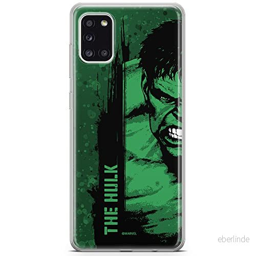 ERT GROUP mobiltelefonfodral för Samsung A31 originalt och officiellt licensierat Marvel mönster Hulk 001 optimalt anpassad till formen på mobiltelefonen, fodral tillverkad av TPU plast 5903040219782