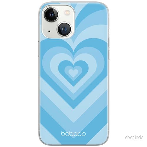 ERT GROUP mobiltelefonfodral för Iphone 13 originalt och officiellt licensierat Babaco mönster Hearts 007 optimalt anpassad till formen på mobiltelefonen, fodral tillverkad av TPU plast 5904805684197