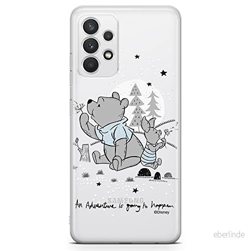 ERT GROUP mobiltelefonfodral för Samsung A32 4G LTE originalt och officiellt licensierat Disney mönster Winnie the Pooh and friends 008 anpassad till formen på mobiltelefonen, gedeeltelijk transparant 5903040468142