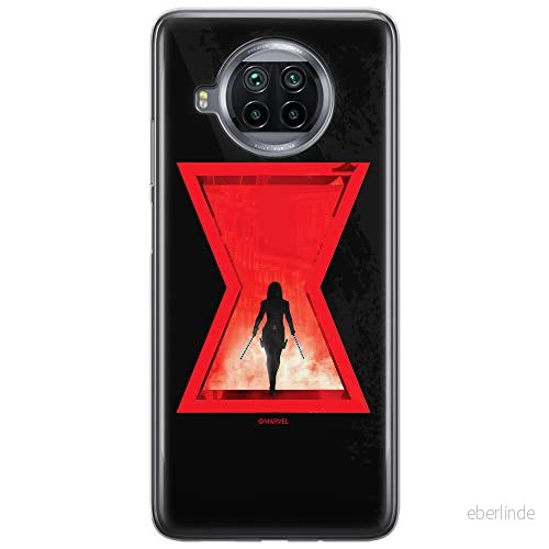 ERT GROUP mobiltelefonfodral för Xiaomi MI 10T LITE/REDMI NOTE 9 PRO 5G originalt och officiellt licensierat Marvel mönster Black Widow 009, fodral tillverkad av TPU plast 5903537153360