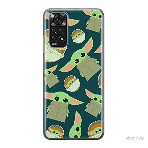 ERT GROUP mobiltelefonfodral för Xiaomi REDMI NOTE 11S 4G / 11 originalt och officiellt licensierat Star Wars mönster Baby Yoda 006, fodral tillverkad av TPU plast 5905511562243