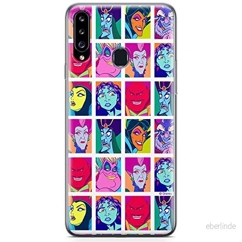 ERT GROUP mobiltelefonfodral för Samsung A20S originalt och officiellt licensierat Disney mönster Villains 002 optimalt anpassad till formen på mobiltelefonen, fodral tillverkad av TPU plast 5904805436741