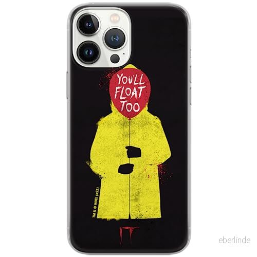 ERT GROUP mobiltelefonfodral för Iphone 13 PRO MAX originalt och officiellt licensierat Horror mönster It 003 optimalt anpassad till formen på mobiltelefonen, fodral tillverkad av TPU plast 5905131951748