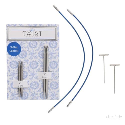 ChiaoGoo Twist kort kombo set 2 tum och 3 storlek 4/3,5 mm 812208029413