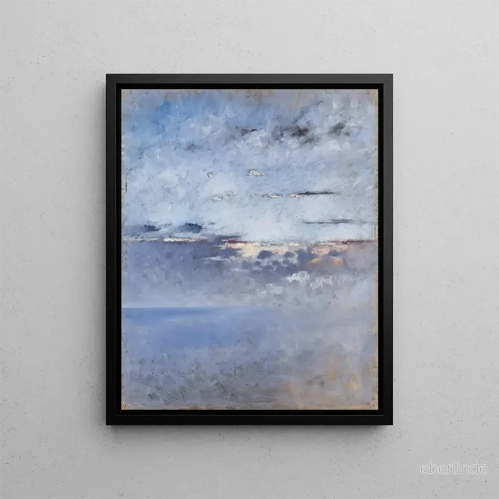 Målning Mer et nuages - August Hagborg | Konsttryck