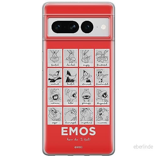 ERT GROUP mobiltelefonfodral för Google PIXEL 7 PRO originalt och officiellt licensierat Looney Tunes mönster 008 optimalt anpassad till formen på mobiltelefonen, fodral tillverkad av TPU plast 5905795180737