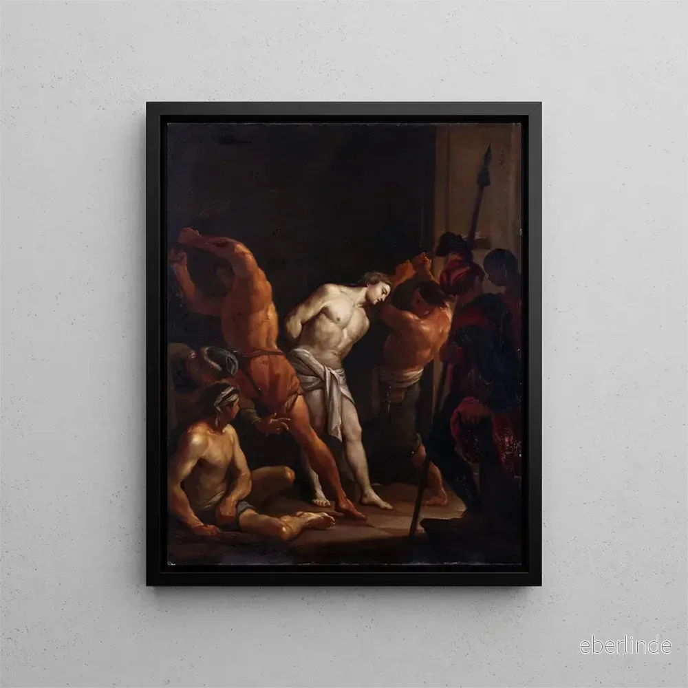 Målning La Flagellation du Christ - Efter Francesco Trevisani | Konsttryck