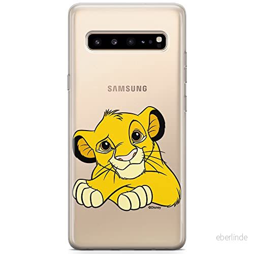 ERT GROUP mobiltelefonfodral för Samsung S10 5G originalt och officiellt licensierat Disney mönster Simba & Friends 009 optimalt anpassad till formen på mobiltelefonen, gedeeltelijk transparant 5905131177766