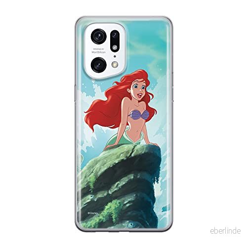 ERT GROUP mobiltelefonfodral för Oppo FIND X5 PRO originalt och officiellt licensierat Disney mönster Ariel 001 optimalt anpassad till formen på mobiltelefonen, fodral tillverkad av TPU plast 5905511398996