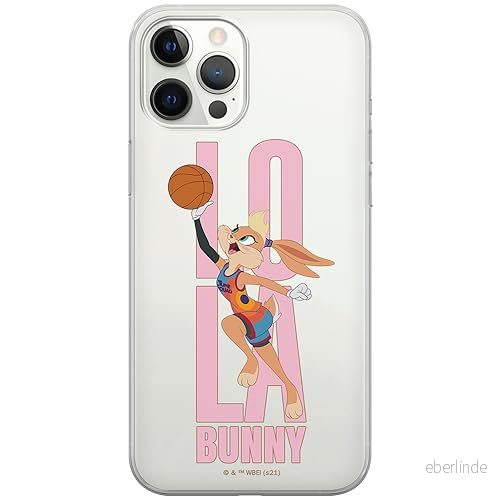 ERT GROUP mobiltelefonfodral för Iphone 12 PRO MAX originalt och officiellt licensierat Looney Tunes mönster Space Jam 028 optimalt anpassad till formen på mobiltelefonen, gedeeltelijk transparant 5905511066055