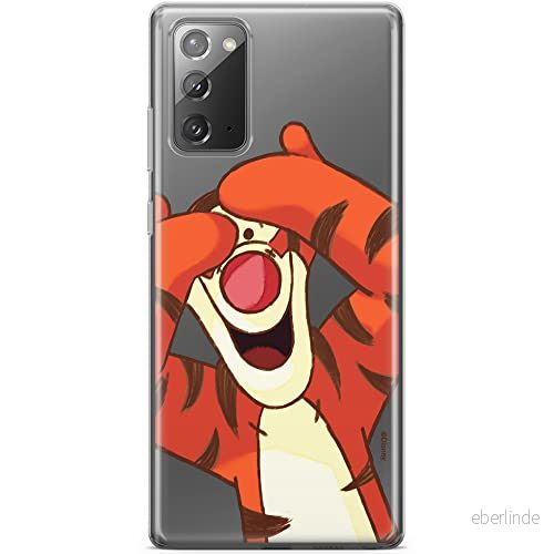 ERT GROUP mobiltelefonfodral för Samsung GALAXY NOTE 20 originalt och officiellt licensierat Disney mönster Winnie the Pooh and friends 035, gedeeltelijk transparant 5903537503608