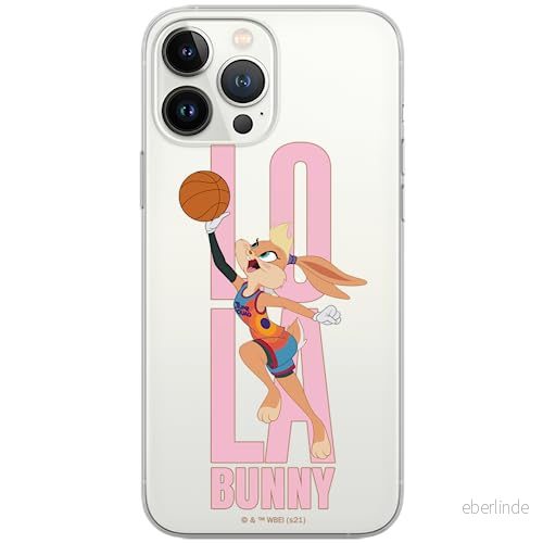 ERT GROUP mobiltelefonfodral för Iphone 13 PRO MAX originalt och officiellt licensierat Looney Tunes mönster Space Jam 028 optimalt anpassad till formen på mobiltelefonen, gedeeltelijk transparant 5905511067496