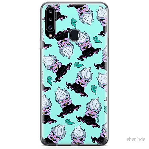 ERT GROUP mobiltelefonfodral för Samsung A20S originalt och officiellt licensierat Disney mönster Ursula 005 optimalt anpassad till formen på mobiltelefonen, fodral tillverkad av TPU plast 5905131464743