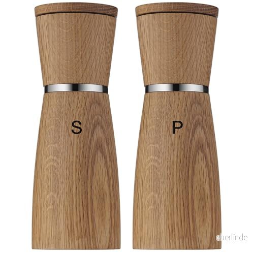 WMF 0652334500 Salt och pepparkvarnar 2 delar trä/glas 4000530675941