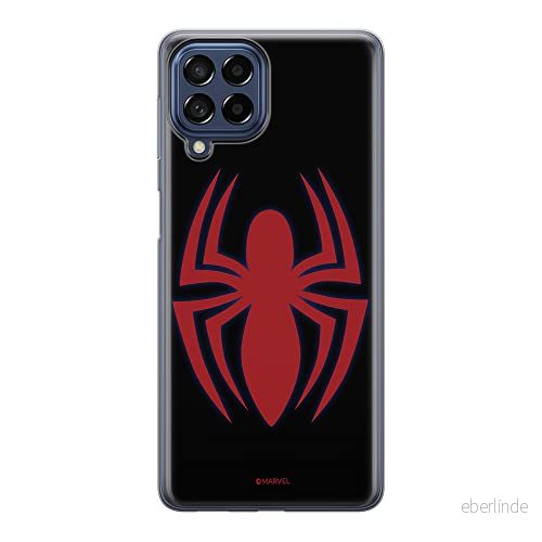 ERT GROUP mobiltelefonfodral för Samsung M33 5G originalt och officiellt licensierat Marvel mönster Spider Man 018 optimalt anpassad till formen på mobiltelefonen, fodral tillverkad av TPU plast 5905511351052
