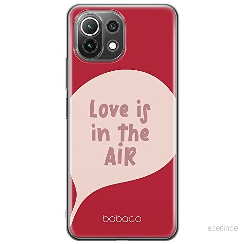 ERT GROUP mobiltelefonfodral för Xiaomi 11 LITE 4G/5G originalt och officiellt licensierat Babaco mönster Love is in the air 001, fodral tillverkad av TPU plast 5904805033285