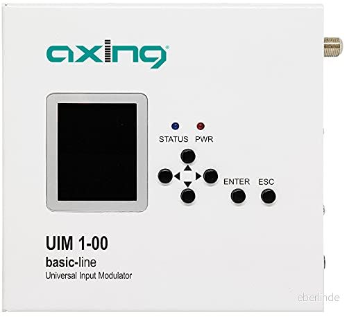 Axing UIM 1 00 universal ingångsmodulator DVB C T med ingång HDMI IPTV USB 7611682008135