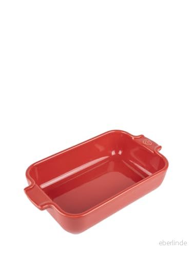 PEUGEOT rektangulär keramisk ugnsform 22 cm x 11,3 5,1 kapacitet: 0,85 l 10 års garanti röd 4006950061142