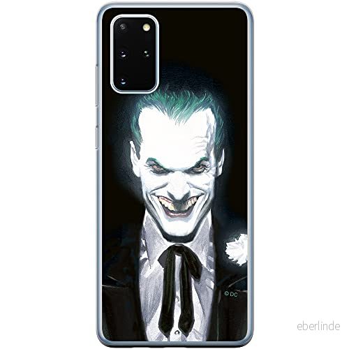 ERT GROUP mobiltelefonfodral för Samsung S20 PLUS / S11 originalt och officiellt licensierat DC mönster Joker 001 Vit optimalt anpassad till formen på mobiltelefonen, fodral tillverkad av TPU plast 5903537536194
