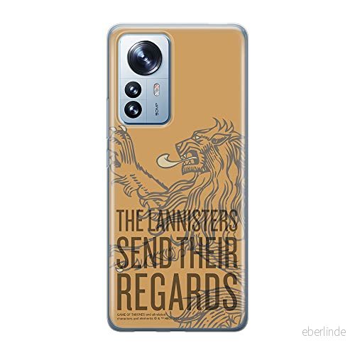 ERT GROUP mobiltelefonfodral för Xiaomi 12 / 12X originalt och officiellt licensierat Game of Thrones mönster 014 optimalt anpassad till formen på mobiltelefonen, fodral tillverkad av TPU plast 5905511479398