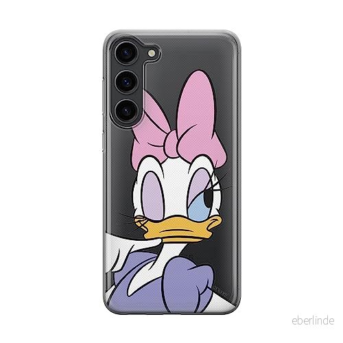 ERT GROUP mobiltelefonfodral för Samsung S23 PLUS originalt och officiellt licensierat Disney mönster Daisy 003 optimalt anpassad till formen på mobiltelefonen, gedeeltelijk transparant 5905511442019