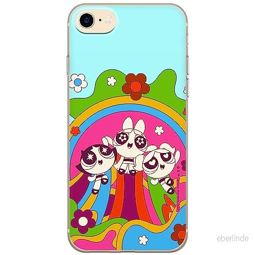 ERT GROUP mobiltelefonfodral för Iphone 7/8/ SE 2/ 3 originalt och officiellt licensierat The Powerpuff Girls mönster 045, fodral tillverkad av TPU plast 5905511988074