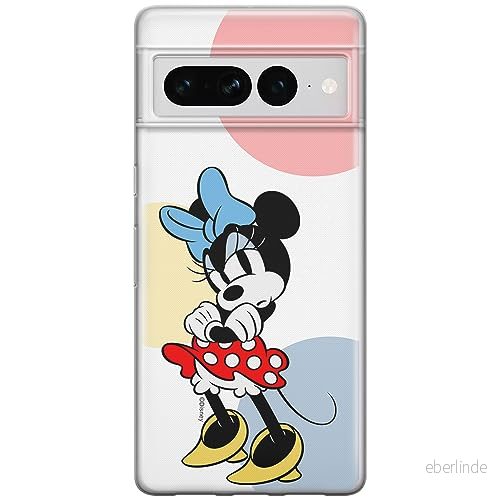 ERT GROUP mobiltelefonfodral för Google PIXEL 7 PRO originalt och officiellt licensierat Disney mönster Minnie 078 optimalt anpassad till formen på mobiltelefonen, fodral tillverkad av TPU plast 5905795177256