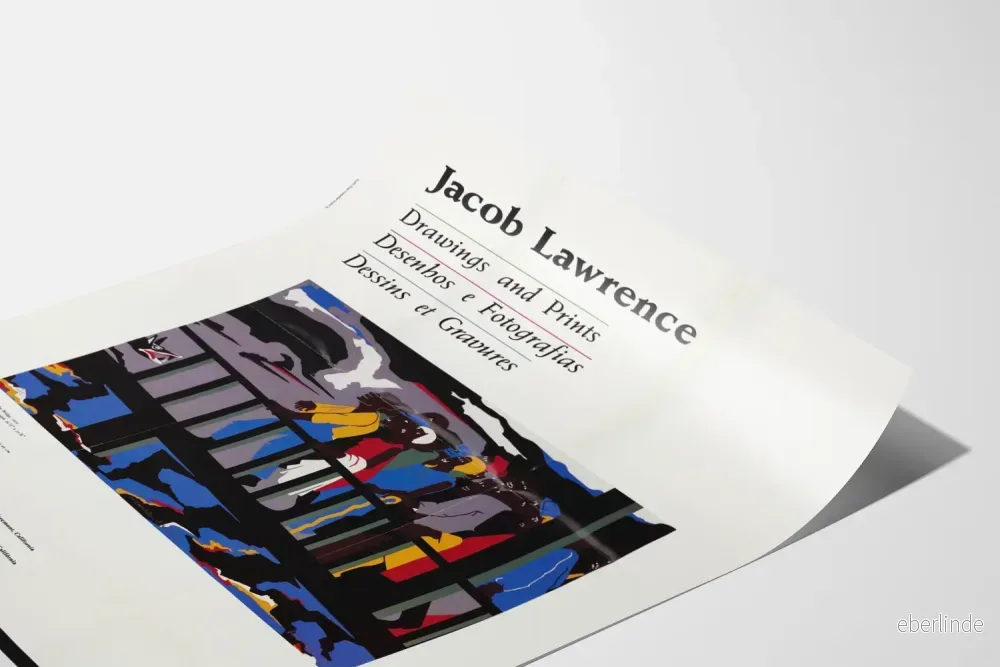 Poster 'Jacob Lawrence - Drawings and Prints' för väggdekoration - Bild 3