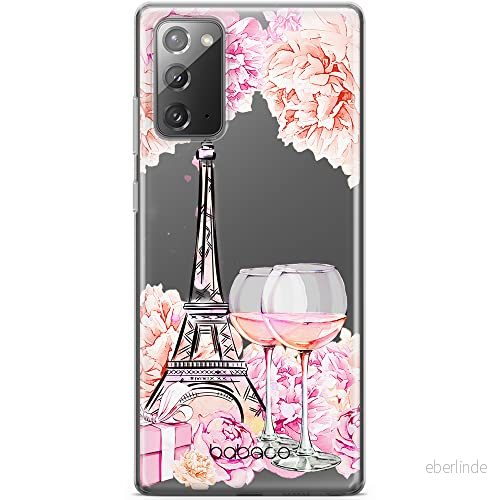 ERT GROUP mobiltelefonfodral för Samsung GALAXY NOTE 20 originalt och officiellt licensierat Babaco mönster Paris 001 optimalt anpassad till formen på mobiltelefonen, gedeeltelijk transparant 5904805398193